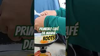 Nosso primeiro Café da manhã Roots #viagemdemoto #viagempelobrasil #motovlog