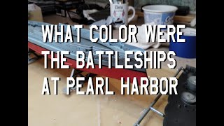 What Color Were the Battleships at Pearl Harbor