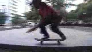 Kickflip backside @ Gap de el Golf