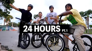 24 Hours At A Skatepark WITHOUT Leaving Challenge