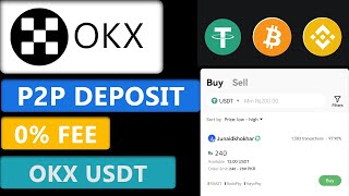 okx p2p trading | how to buy & sell usdt on okx | okx deposit usdt