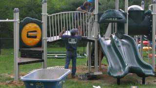 Beacon Hill Church Playground Install  Monroe, CT