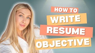 Resume Objective for Freshers | How to Write Resume Objective #resumeobjective #careerobjective