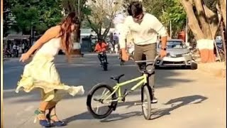 #Shorts | गलिया पे बलिया झूमे | Galiya Pe Baliya Jhume | #Cycle  #Stunt | Lollypop Lagelu #Status