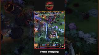 Treant's 5-Man Overgrowth Sets Up Invoker's Rampage! 🌳🔥 #dota2 #dota2rampage #dota2highlights