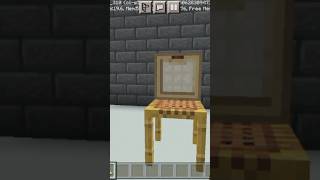 Minecraft Chairs #viral #shorts #minecraft