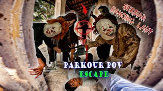 PARKOUR POV vs SERBIAN DANCING LADY Part 4 || Horror POV ( epic parkour pov action )