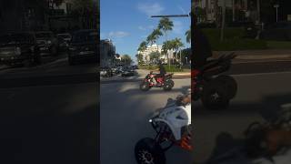 Bikes cut loose from police on Miami Beach