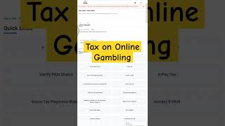 Tax on Online Gambling (Hindi)