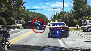 When Police Crash while Chasing Idiots | Police Chase Dash Cam