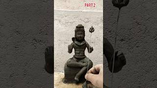 Mahadev murti making with clay #mahadev #mahakal #shiv #shiva #art #shorts #clay