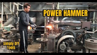 Power hammer pande besi sederhana (A simple blacksmith power Hammer )