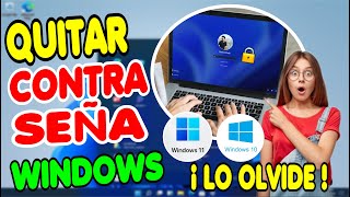 Como QUITAR La CONTRASEÑA de WINDOWS 10 Muy RÁPIDO, se me OLVIDO!!!