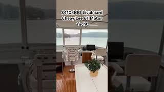 $410,000 Livaboard Cheoy Lee 61’ Motor Yacht ⬆️ See the full walkthrough ⬆️