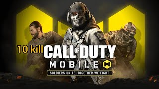 || Aao Kill Kare || 10 kills Call Of Duty Mobile : Solo Battel Ground Gameplay Walkthrough.