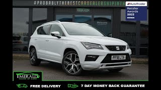 2018 18 SEAT ATECA 2.0 TDI FR 5D 148 BHP/PF18 LTA