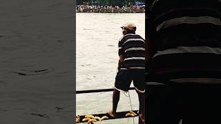 Majestic River Ganga at Kusha Ghat of Haridwar #shorts