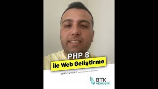 "PHP 8 ile Web Geliştirme Eğitimi" BTK Akademi'de Ücretsiz