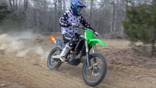 FIRST RIDE ON MY PROJECT KX450F!!