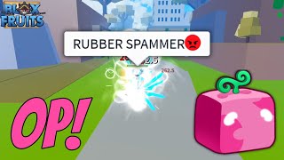 RUBBER IS SO BROKEN..😲🔥 | Blox Fruit |