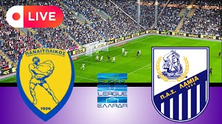 🔴 [LIVE] PANETOLIKOS VS LAMIA | Greek Super League 2024-25 | eFootball PES Simulation