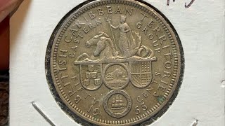 1955 East Caribbean States 50 Cents Coin • Values, Information, Mintage, History, and More