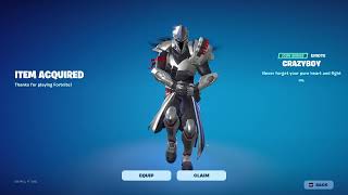 Crazyboy Finally returns to the Fortnite Ietm Shop (Buying it on my other account)