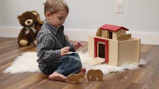 Wooden Noah's Ark Toy