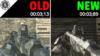 ACR IN MODERN WARFARE 2 REMASTERED... Side By Side Weapon Comparison MW2 Vs MW2R