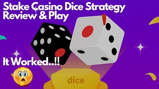 Gambling Online at Stake Casino - Dice - Strategy Explanation and Play - Winner Winner!