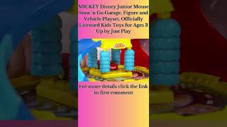 MICKEY Disney Junior Mouse Stow ’n Go Garage | Official Kids Playset | Just Play Toys