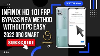 INFINIX HOT 10I FRP BYPASS || INFINIX PR652B GOOGLE ACCOUNT UNLOCK