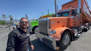 Custom Pete 389 dump truck interview "IzzysKustoms" | Israel Navarrete