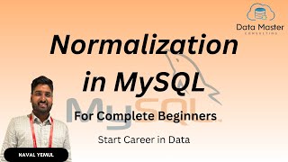 38. Normalization in MySQL | Introduction to MySQL