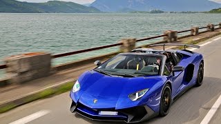 Lamborghini Aventador SV Roadster BLUE SIDERIS - Delivery Day for PERFORMANCE GT