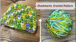 My Favorite Checkmarks Crochet Pattern | Detailed Tutorial