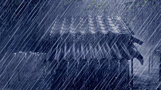 Deep Sleep Aid with Torrential Rain, Wind and Thunderstorm Sounds | White Noise for Relax