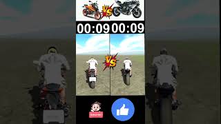 KTM Duke 390 vs Kawasaki Ninja h2r in Indian bike driver 3D#viral #shots