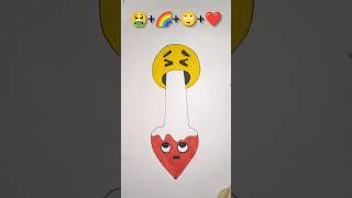 🤮+🌈+🙄+❤=?Emojimixing #shorts #sharincreativezone #art #craft #love #ytshorts