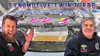 Nissan Patrol Y62 Twin Turbo Kit, by Dynomotive - Episode One - Fabrication, will they fit?