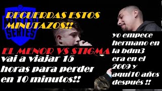 EL MENOR VS STIGMA MINUTO  SUBTITULADO