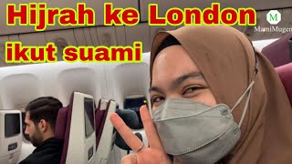 Seminggu setelah menikah ditinggal  kini terbang ke London nyusul suami setelah 2 bulan II HIJRAH