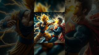 Superman vs Goku(who wins?)#trending #marvel #dc #shorts