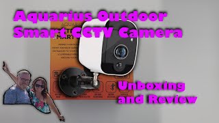 Aquarius outdoor cctv wireless camera unboxing