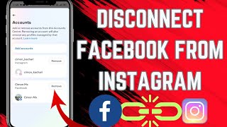 How To Disconnect Facebook From Instagram || Stopped Automatically Upload On Facebook From Instagram