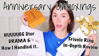 Dior DRAMA + Wallet, Louis Vuitton SLG & Van Cleef UNBOXING Review