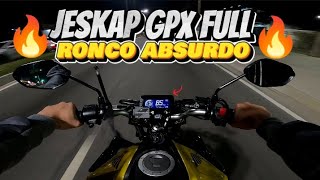 CB 300f COM ESCAPE ESPORTIVO BARULHANDO TUDO / JÁ LEVEI MULTA COM ELE ?!