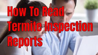 How to Read Termite Inspection Reports 🕵️