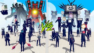 UPGRADED TITAN TVMAN vs TITAN CAMERAMAN & SPEAKERMAN TEAM - Totally Accurate Battle Simulator TABS