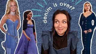 Denim dresses are dead.